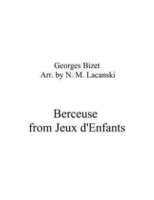 Book cover for Berceuse from Jeux d'Enfants