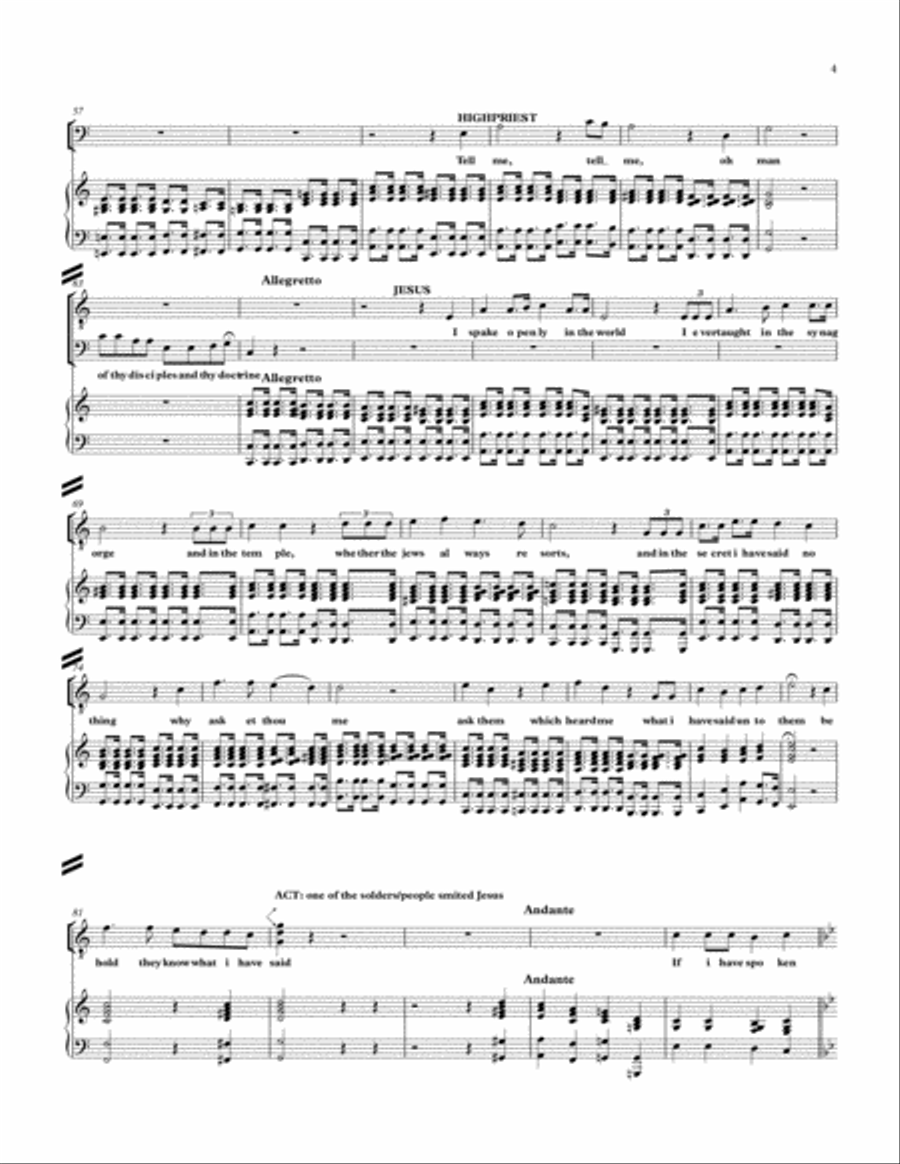 Opera for the DEATH AND RESSURATION OF CHRIST FULL MUSIC BOOK WITH ORCHESTRA Full Orchestra scores gallery preview page 5