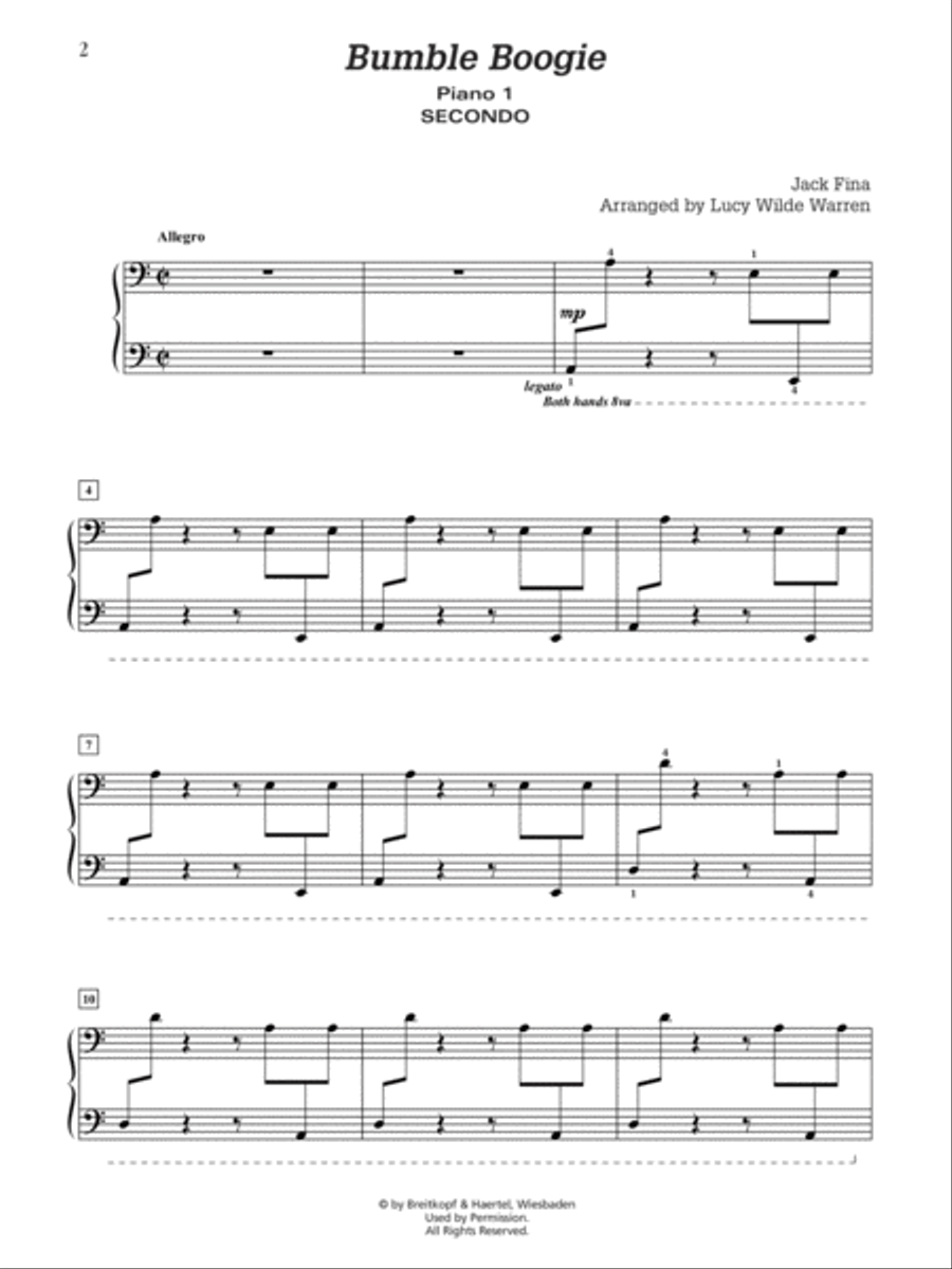 Bumble Boogie Bumble Boogie Small Ensemble scores gallery preview page 2