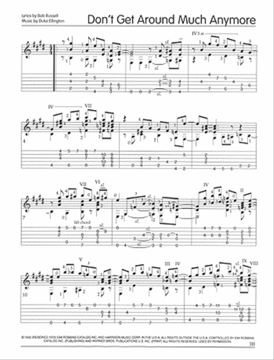 Fingerstyle Guitar Gig Book Acoustic Guitar scores gallery preview page 3