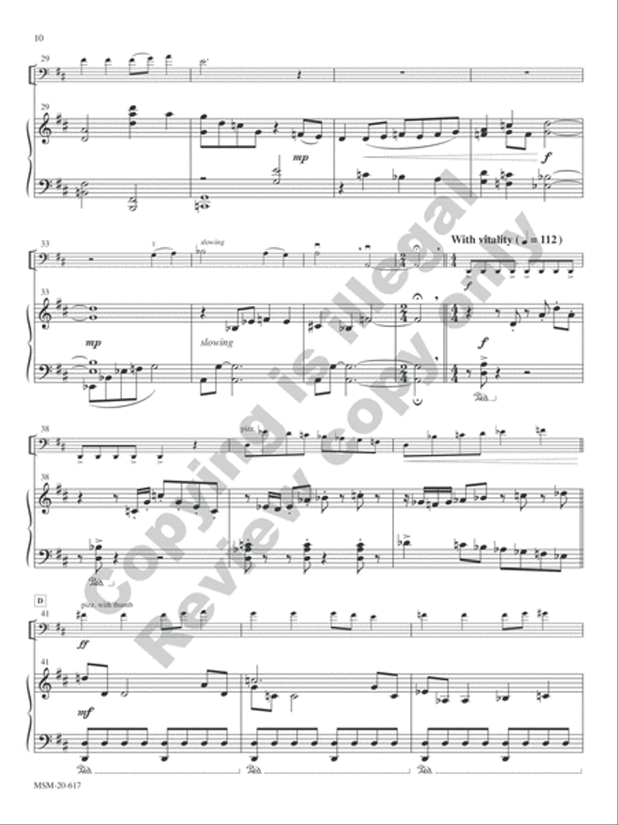 Two Pieces for Cello and Piano Piano Accompaniment scores gallery preview page 7