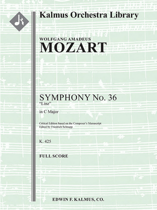 Book cover for Symphony No. 36 in C, K. 425 'Linz'