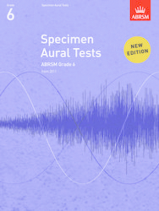 Book cover for Specimen Aural Tests, Grade 6