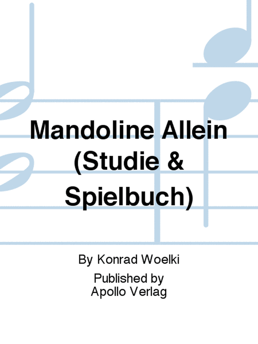 Mandoline Allein (Studie & Spielbuch)