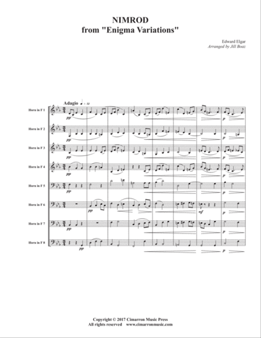 Nimrod Nimrod Horn scores gallery preview page 2