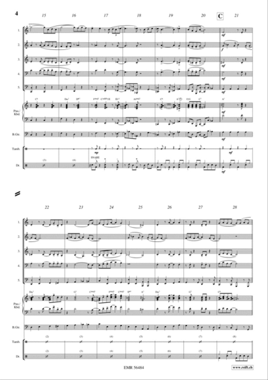 Makin' Whoopee Brass Quintet scores gallery preview page 4