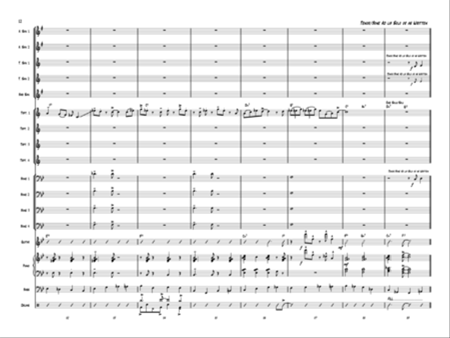 In The Groove In The Groove Jazz Ensemble scores gallery preview page 12