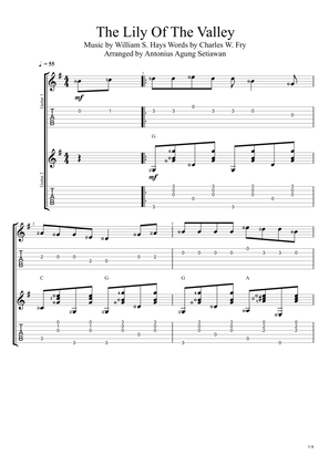 The Lily Of The Valley (Duet Guitar Tablature)