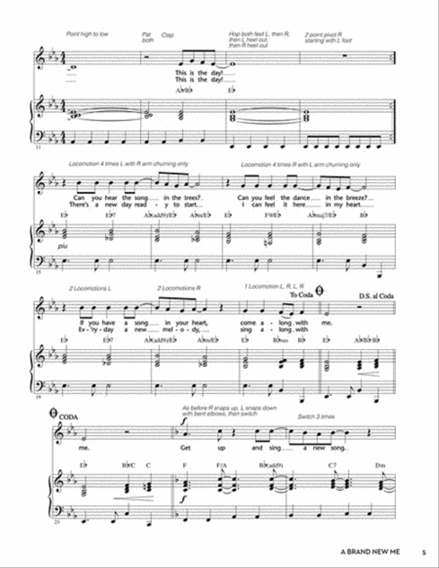 A Brand New Me A Brand New Me Choir scores gallery preview page 4