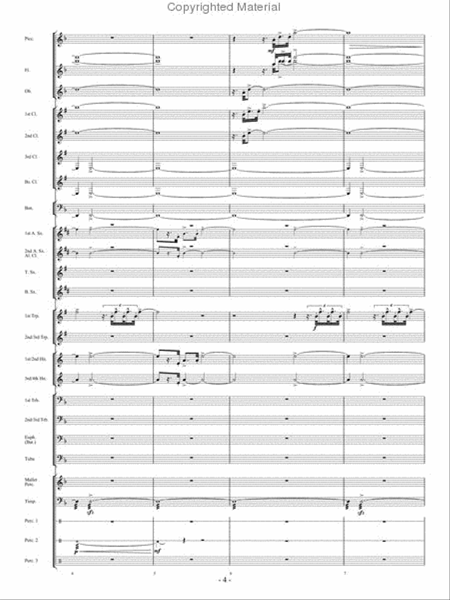 When The Tears Fell Concert Band scores gallery preview page 3