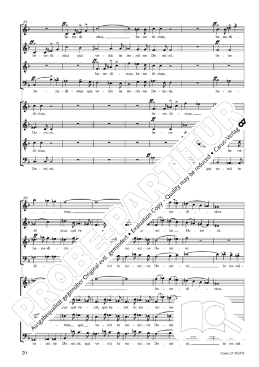 Messa da Requiem 4-Part scores gallery preview page 21
