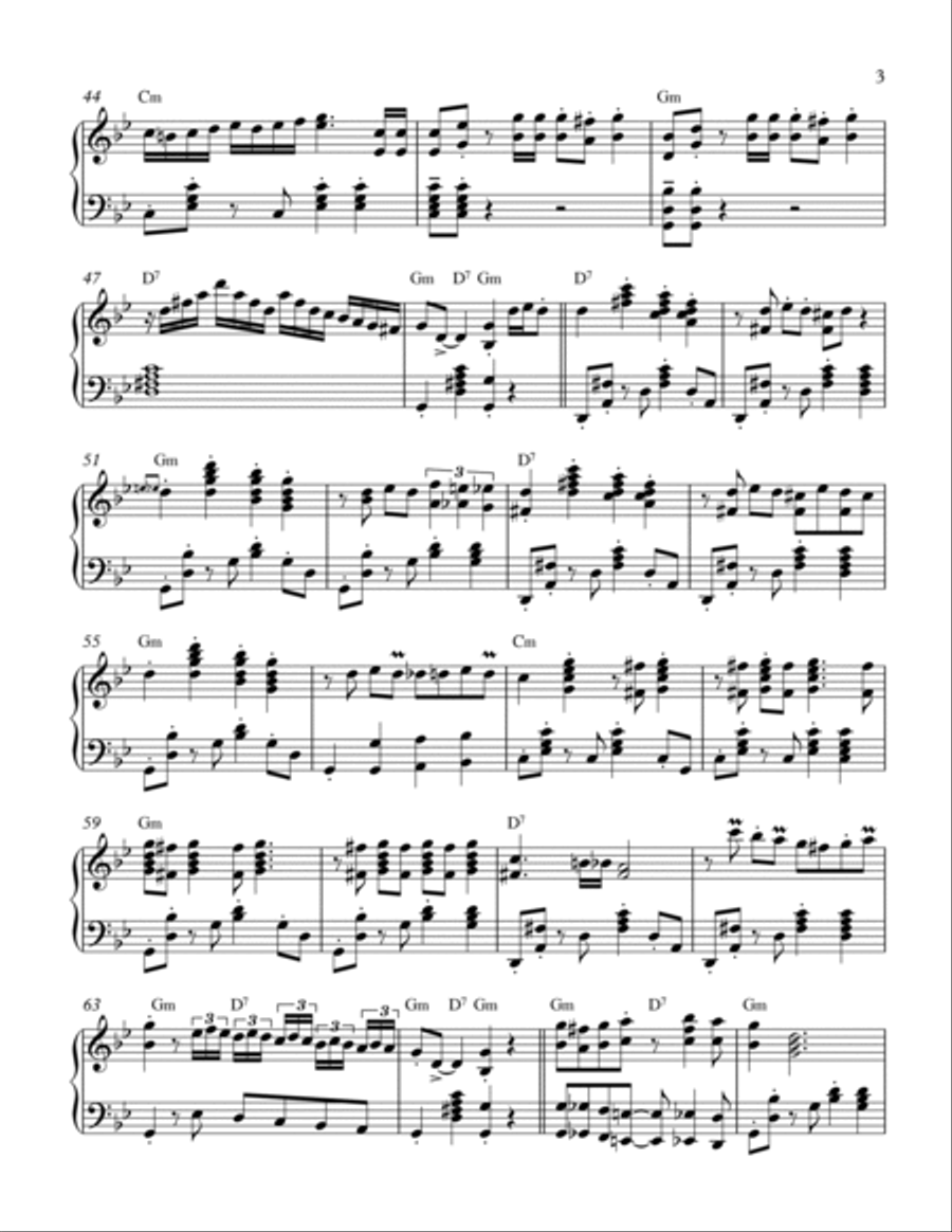 La Cumparsita Piano Solo scores gallery preview page 3
