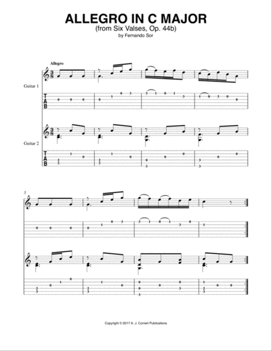 Allegro in C Major