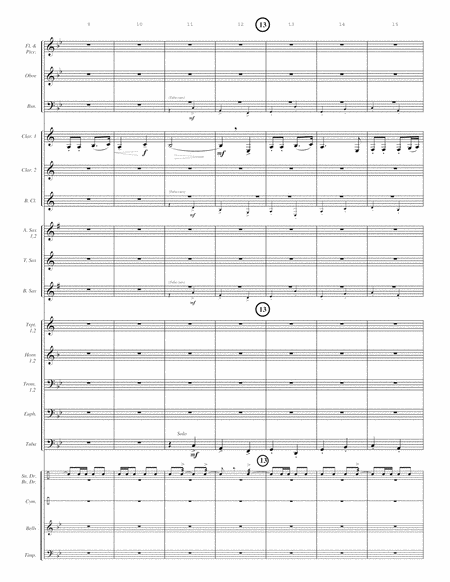 MARCH OF THE CZAR'S BRIGADE (medium easy - concert band; score, parts, and license to copy)
