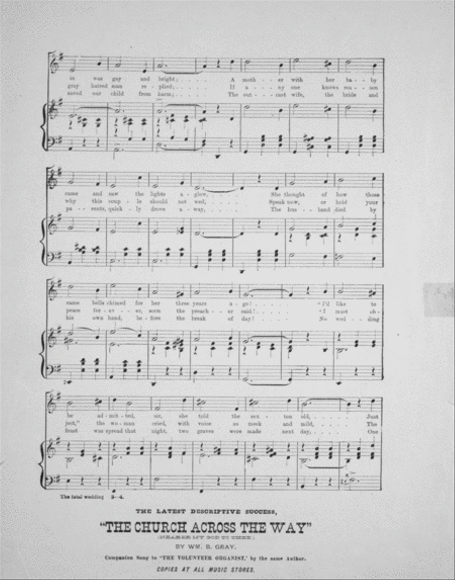 The Fatal Wedding. Waltz Song Voice scores gallery preview page 3