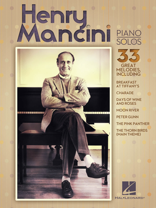 Book cover for Henry Mancini Piano Solos