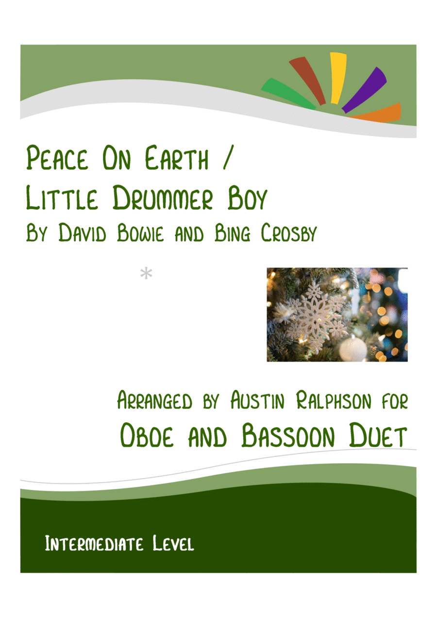 Peace On Earth Woodwind Duet scores gallery preview page 1