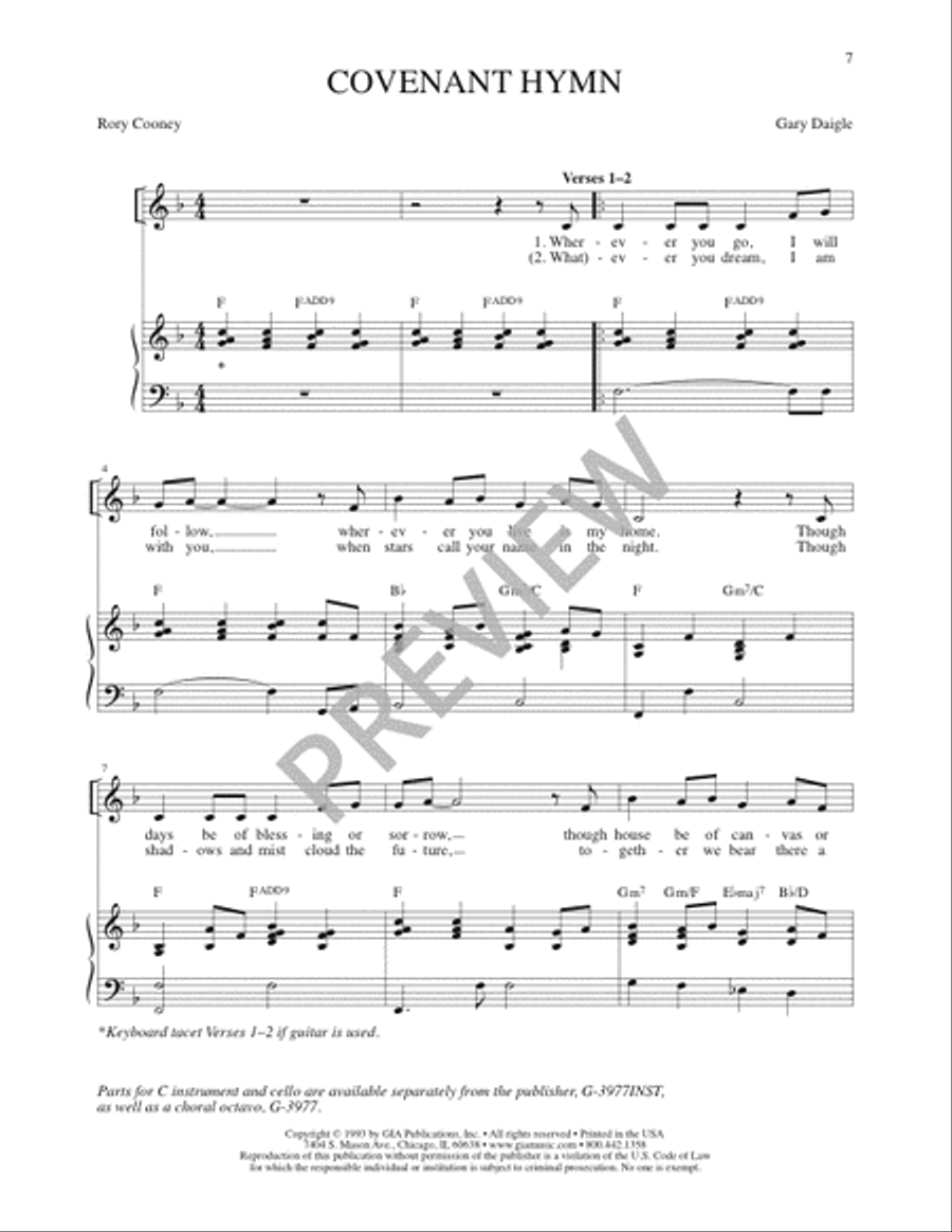 Blest Are Those Who Love You - Volume 3, Additional Solos with Optional Congregation Choir scores gallery preview page 9