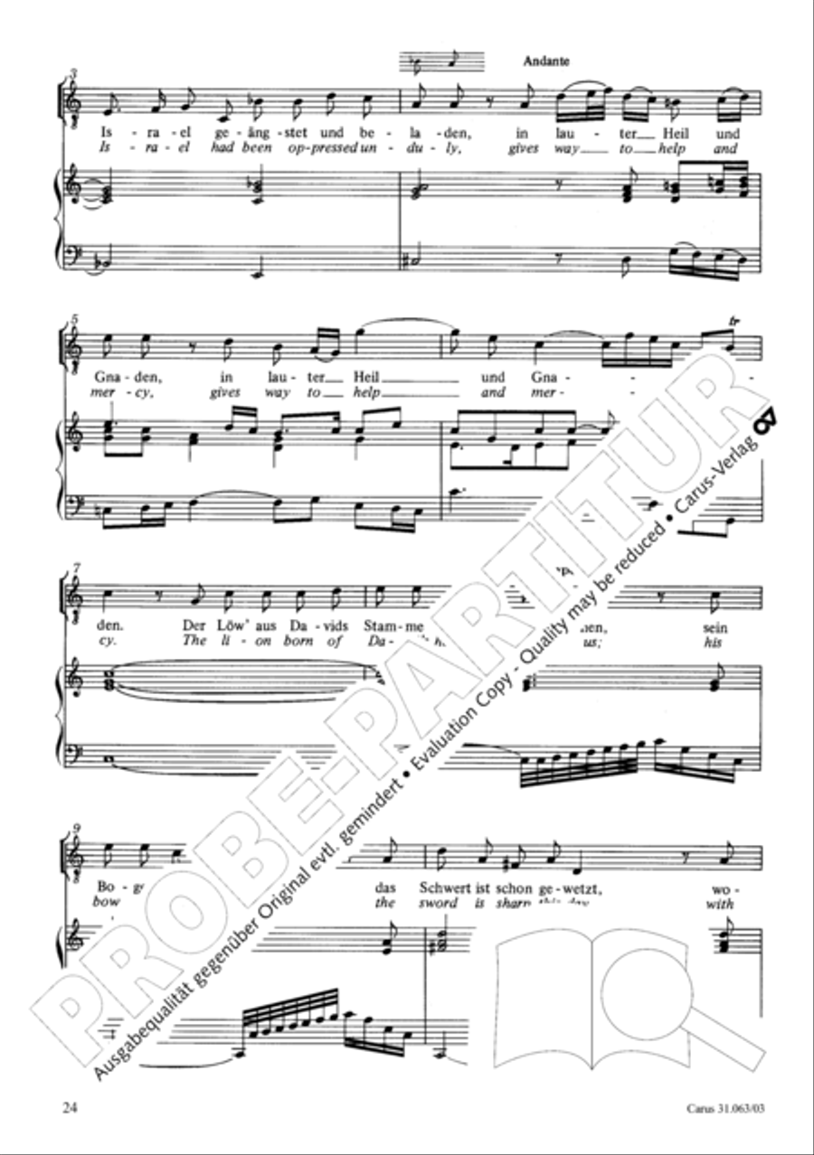Christians, etch this blessed day (Christen, atzet diesen Tag) 4-Part scores gallery preview page 25