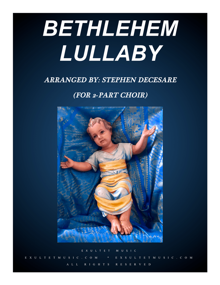 Bethlehem Lullaby (for 2-part choir) 2-Part scores gallery preview page 1