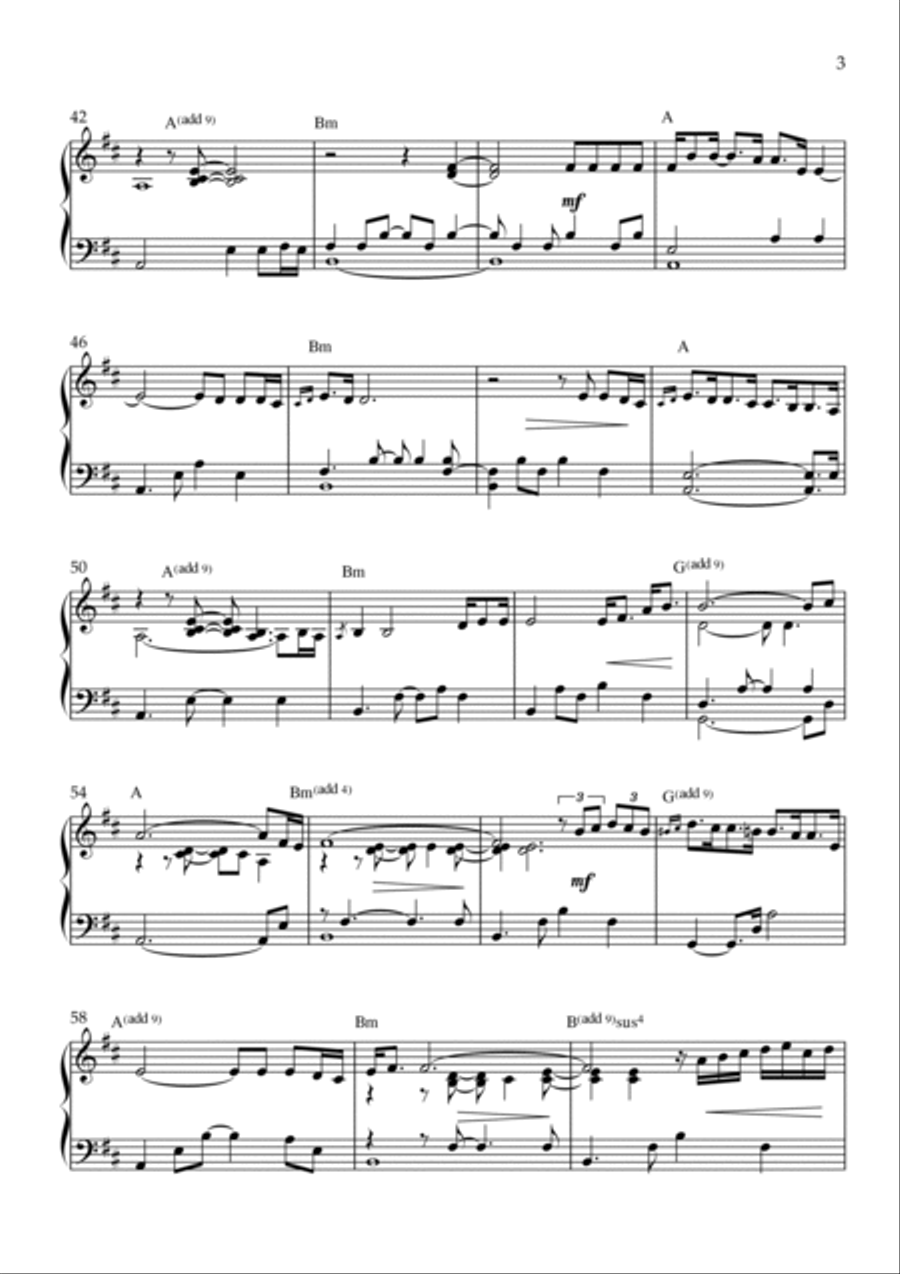 The Sound Of Silence Piano Solo scores gallery preview page 3
