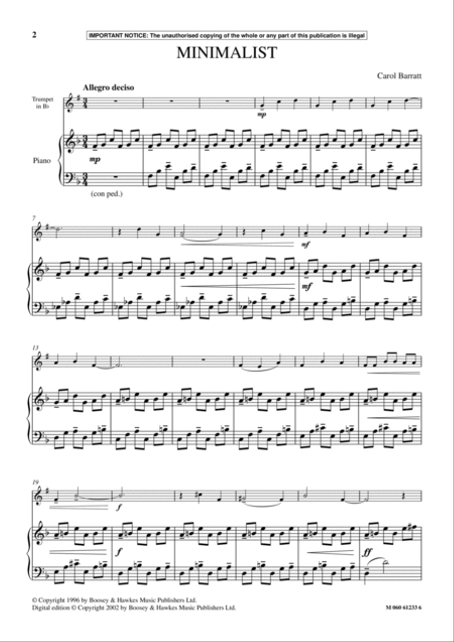 Minimalist Minimalist School and Community scores gallery preview page 2