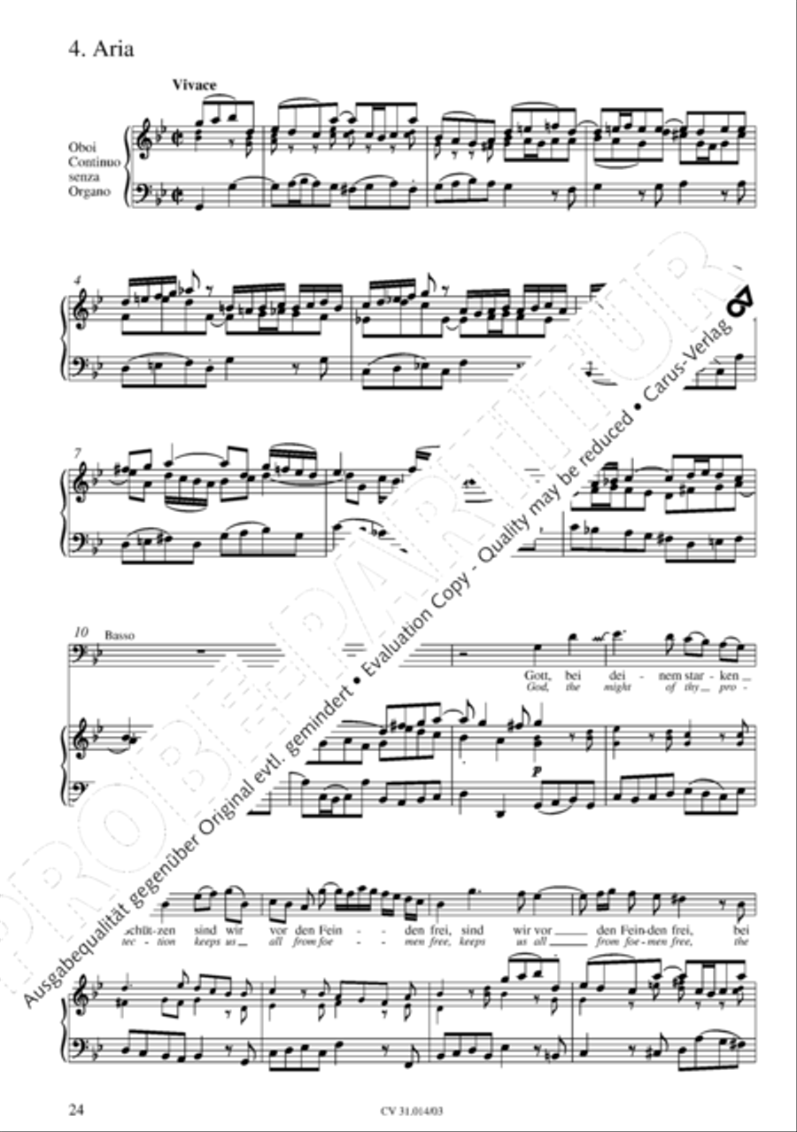 Were God not with us here today (War Gott nicht mit uns diese Zeit) STB scores gallery preview page 25