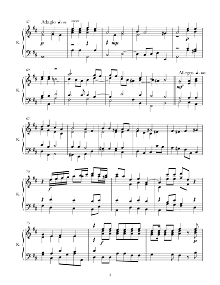 Magnificat in D - Parts Magnificat in D - Parts 4-Part scores gallery preview page 6