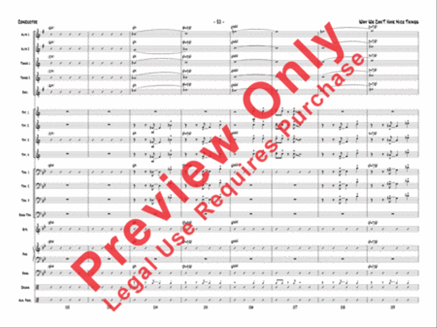 Why We Can't Have Nice Things Jazz Ensemble scores gallery preview page 21