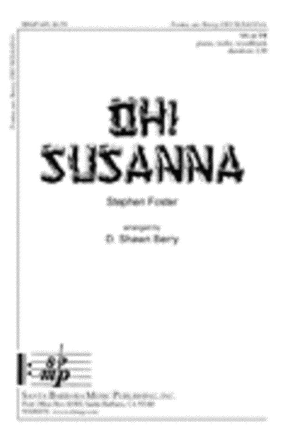 Oh! Susanna - Fiddle part