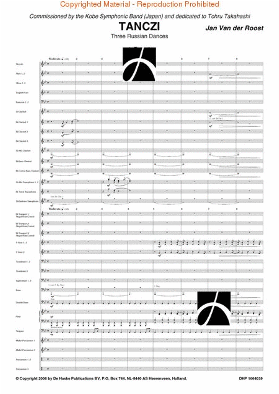 Tanczi Tanczi Concert Band scores gallery preview page 2