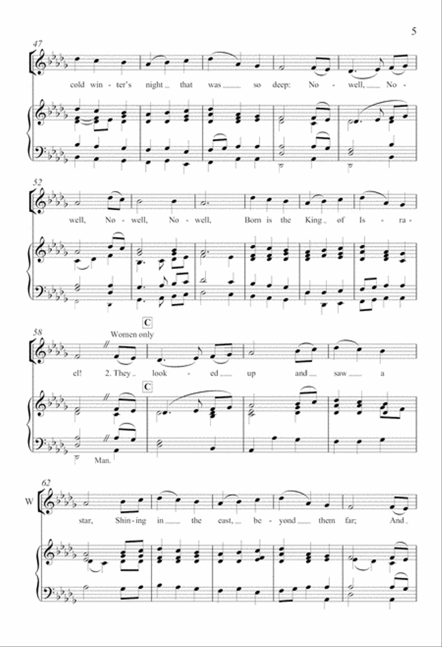The First Nowell 4-Part scores gallery preview page 5