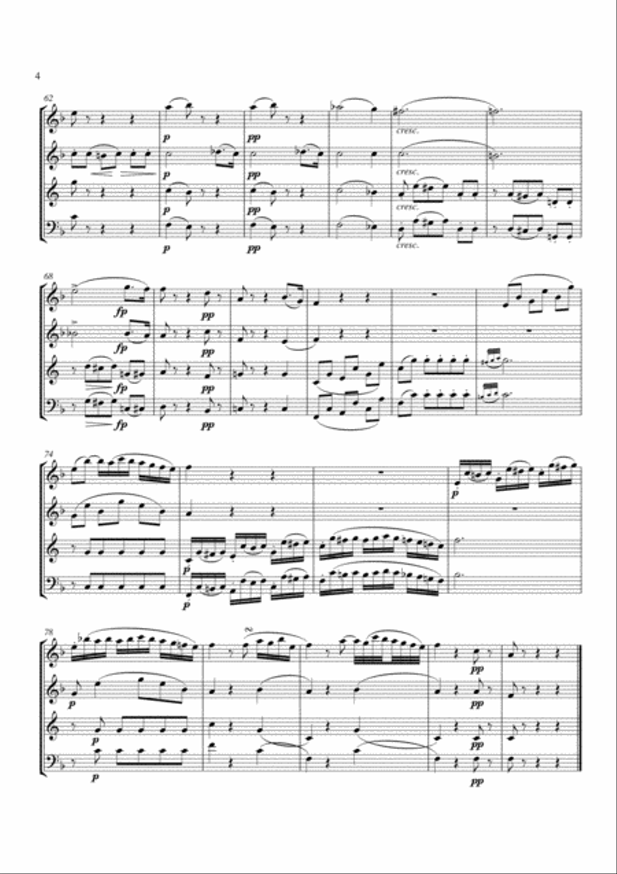 Adagio for Double Reed Trio, Op. 87 English Horn scores gallery preview page 4