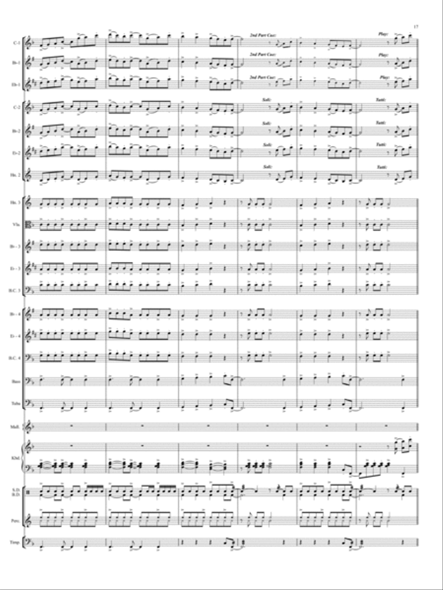 Brandon Bay Brandon Bay Concert Band scores gallery preview page 16