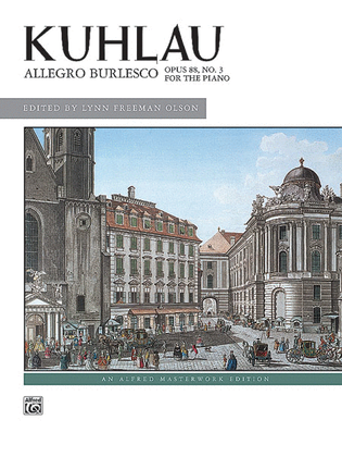 Book cover for Kuhlau: Allegro Burlesco, Opus 88, No. 3