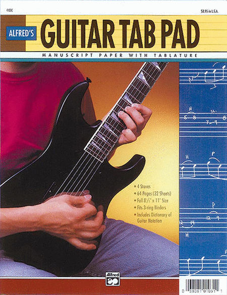 Guitar TAB Pad (8-1/2 x 11)