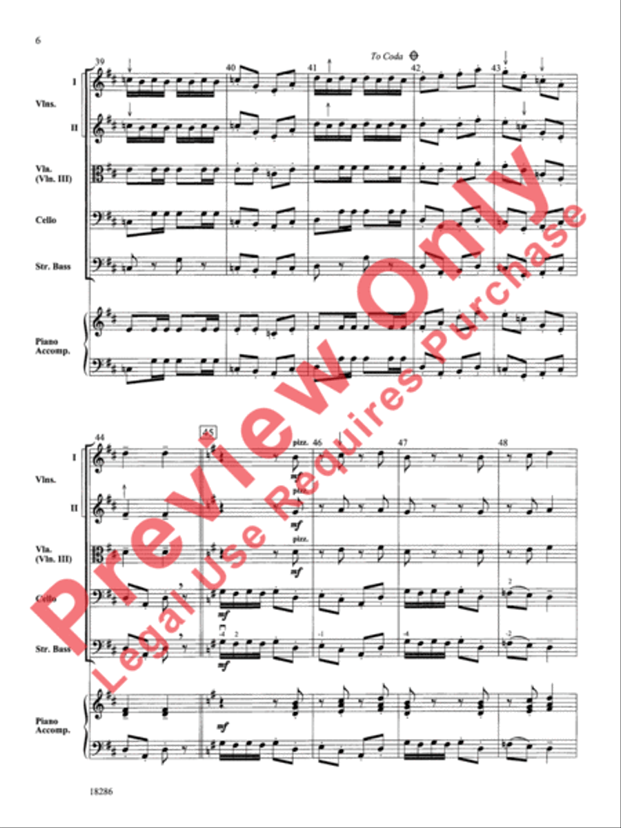 Fiddle Finger Frenzy Fiddle Finger Frenzy String Orchestra scores gallery preview page 7