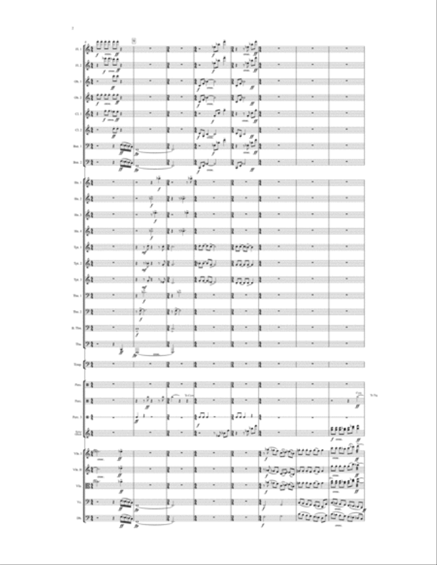 Celebration Overture (Full Orchestra) Full Orchestra scores gallery preview page 2