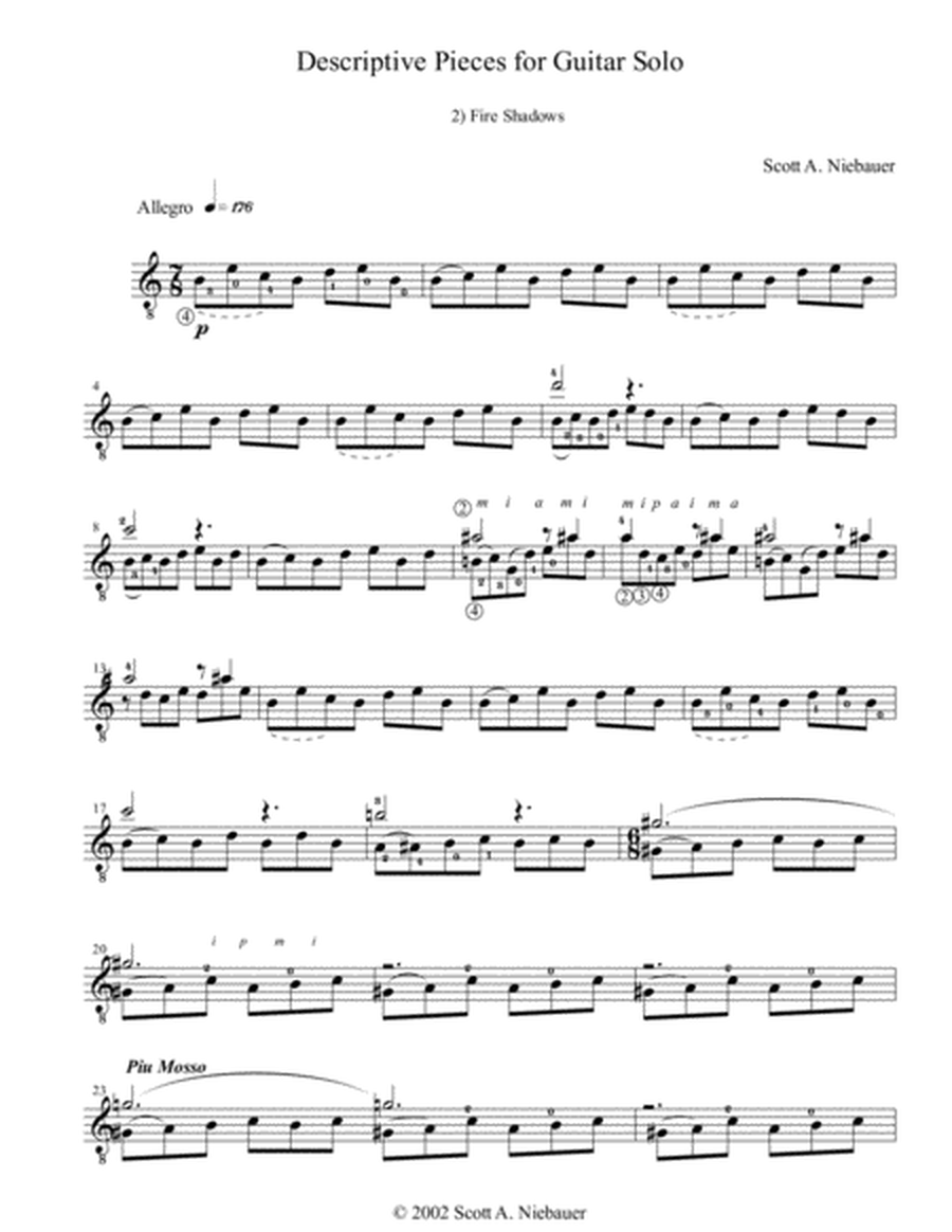 Descriptive Pieces for Guitar Solo image number null
