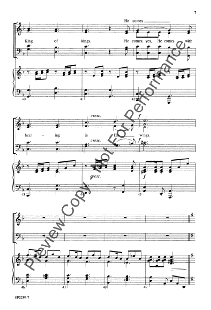 Let Every Heart Prepare Him Room 4-Part scores gallery preview page 7
