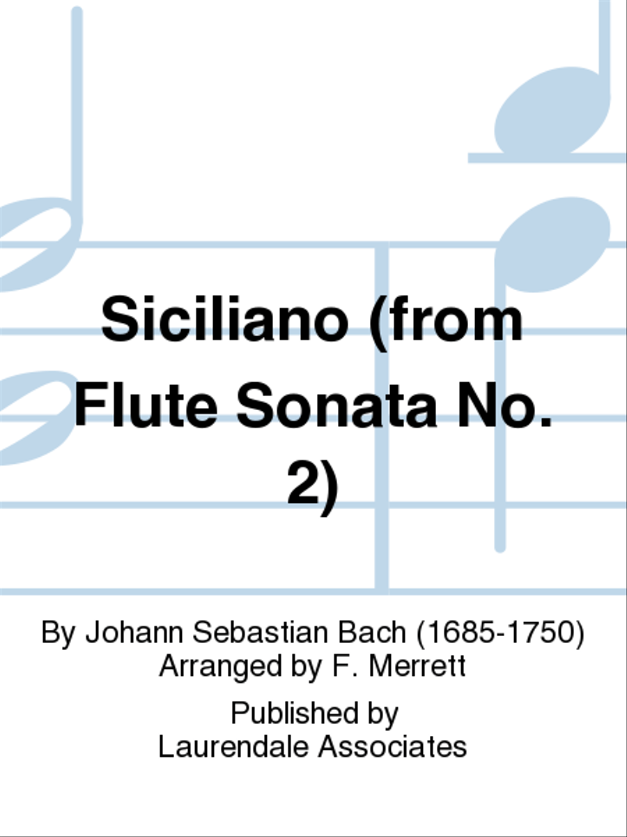 Siciliano (from Flute Sonata No. 2) 5-Octaves scores gallery preview page 1