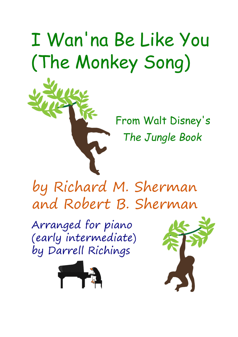 I Wan'na Be Like You (the Monkey Song) Piano Solo scores gallery preview page 1