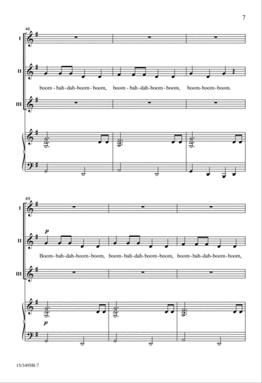 Oh, We Are Fine Musicians 2-Part scores gallery preview page 7