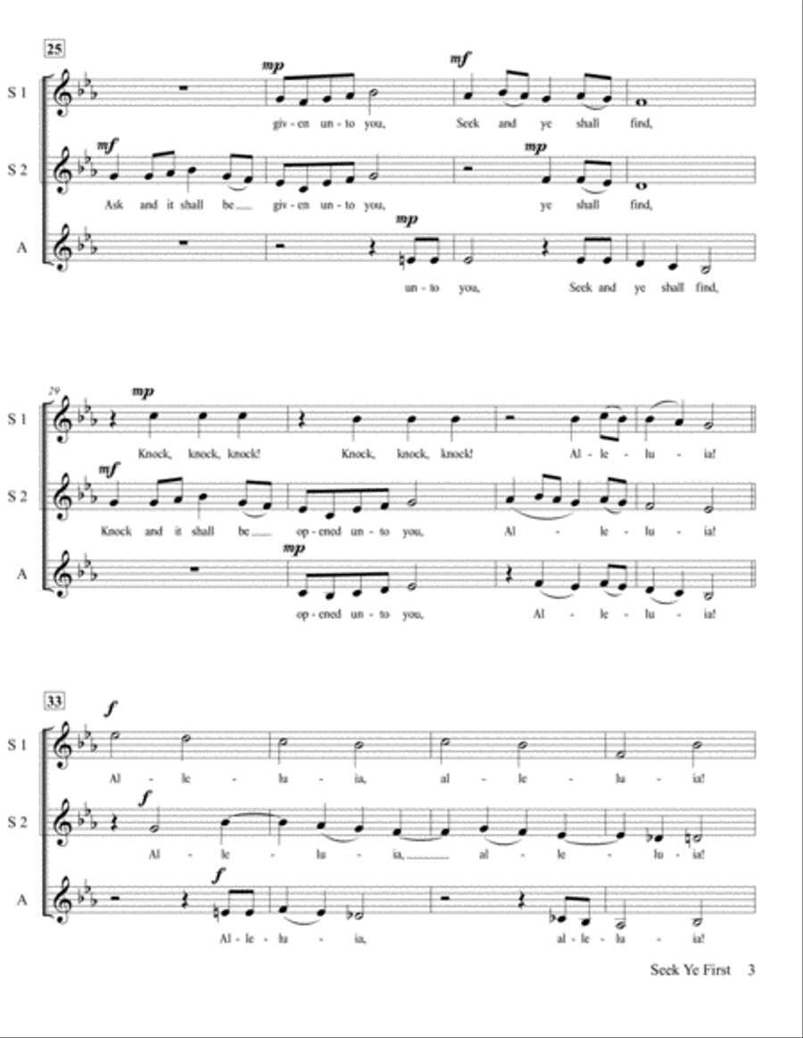Seek Ye First SSA scores gallery preview page 4