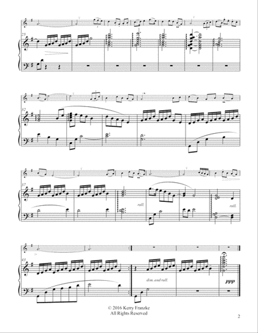 The Morning Dream Small Ensemble scores gallery preview page 2