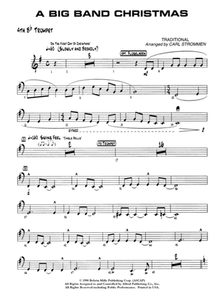 A Big Band Christmas: 4th B-flat Trumpet