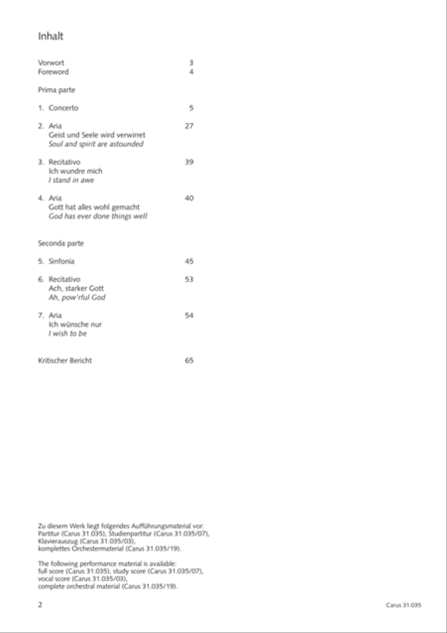 Soul and spirit are astounded (Geist und Seele wird verwirret) English Horn scores gallery preview page 3