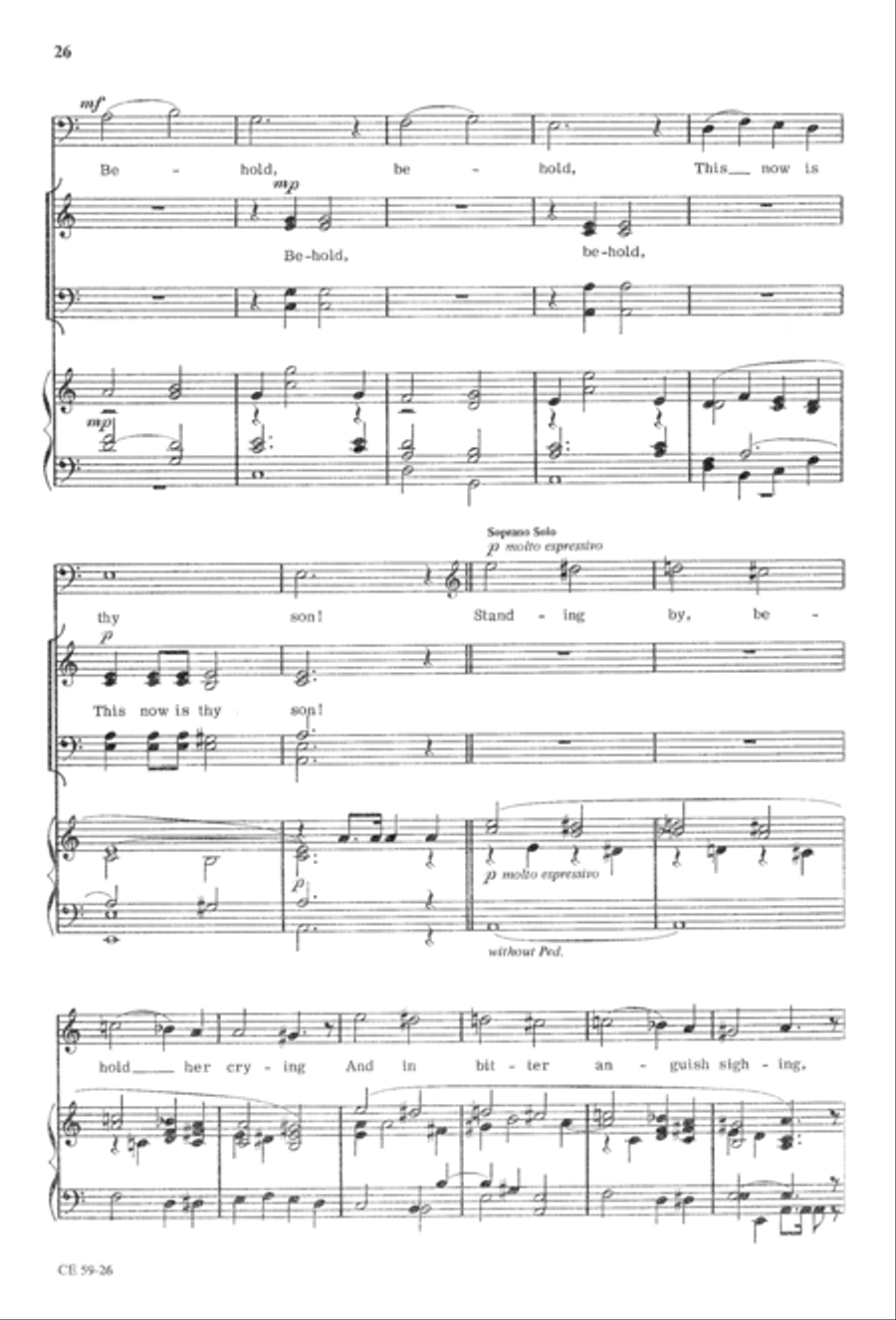 The Seven Last Words of Christ 4-Part scores gallery preview page 28