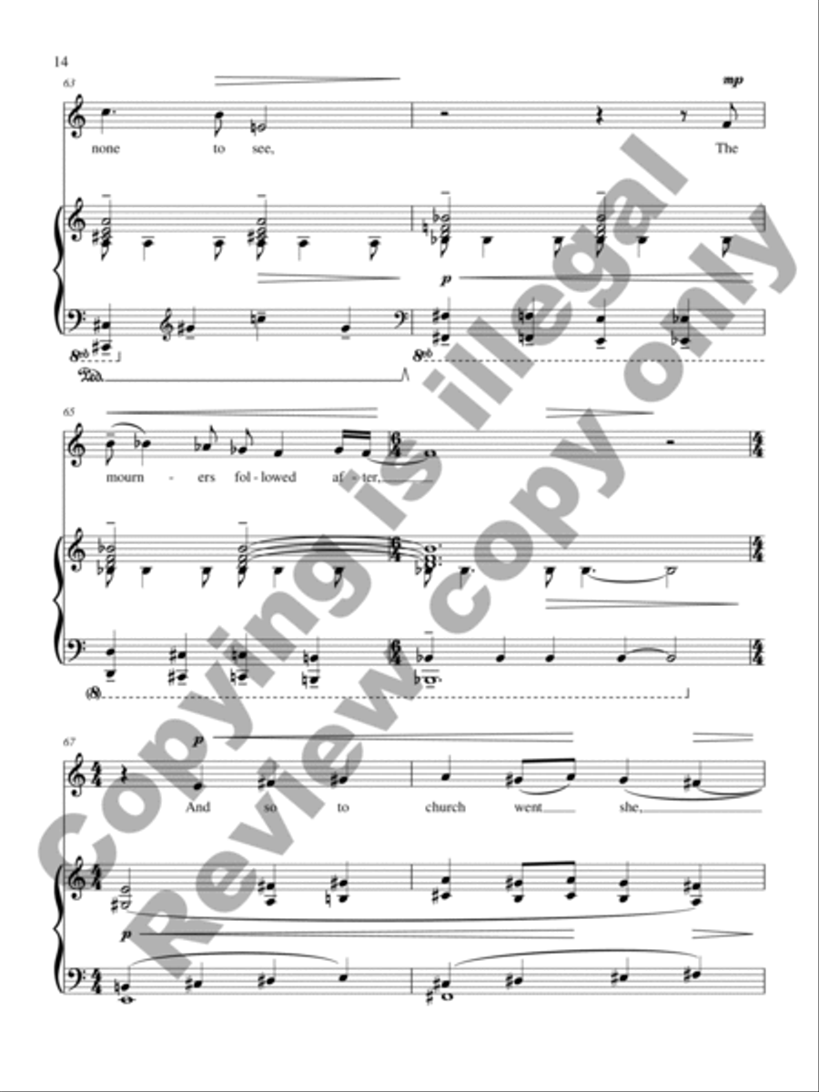 Bredon Hill Bredon Hill Tenor Voice scores gallery preview page 10