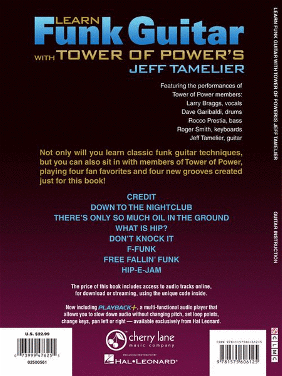 Learn Funk Guitar with Tower of Power's Jeff Tamelier Electric Guitar scores gallery preview page 10